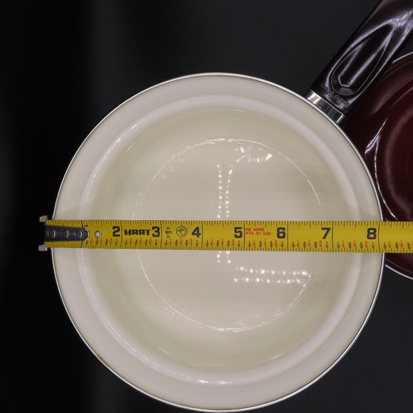 Sanko Enameled Vintage Cookware Japan Show Pans sauce pot MCM Mid Century MCM - Picture 5 of 15